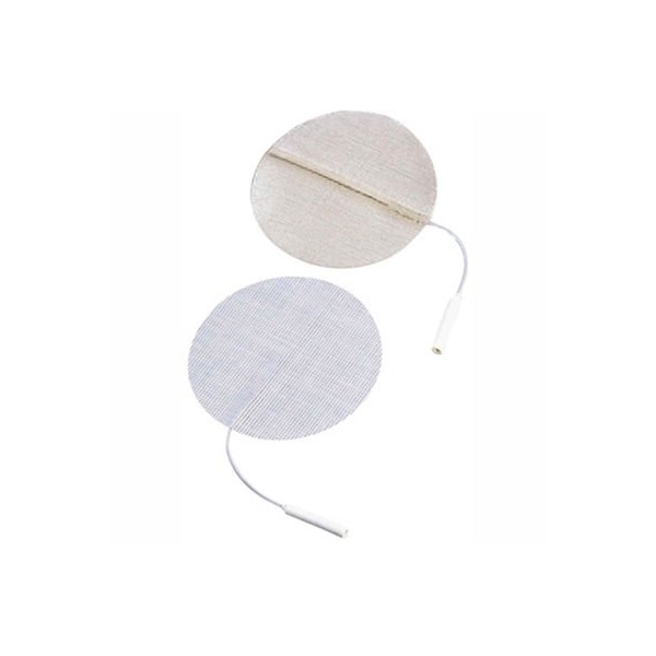 Dura-Stick Premium Electrodes, 1.25" Round, Stainless Steel Mesh, 40/Case